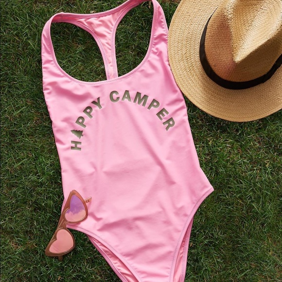 aerie Other - Aerie Happy Camper Racerback One Piece Swimsuit